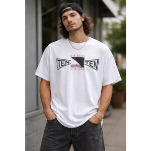 Vintage 1980s New Music Seminar Graphic Tee Shirt Sz XLarge White